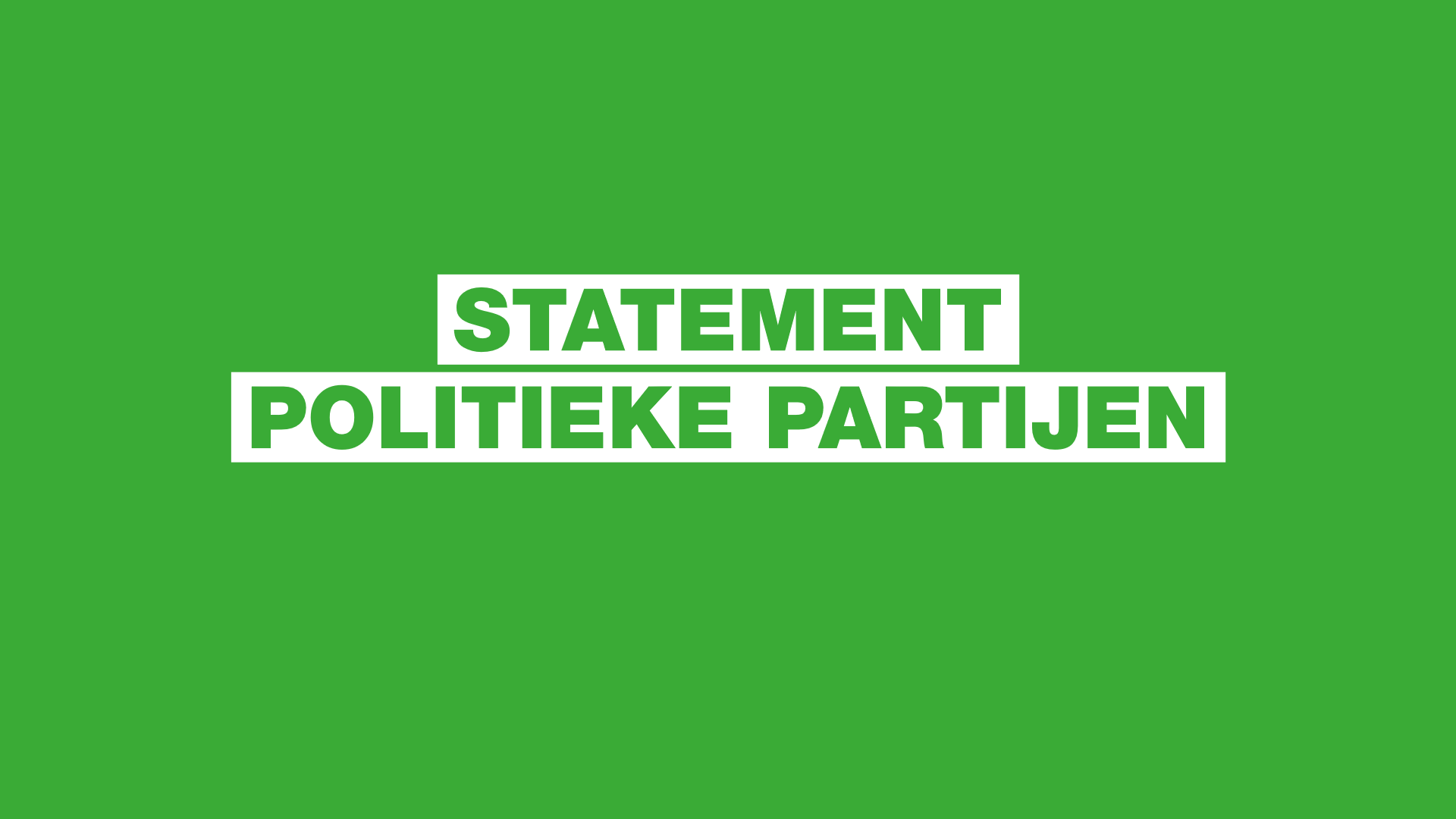 statement politieke partijen