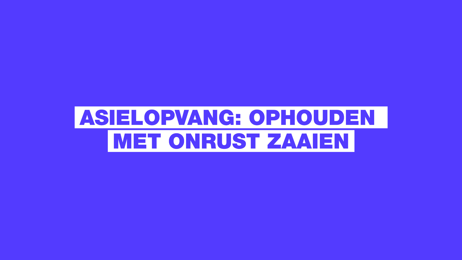 asielopvang